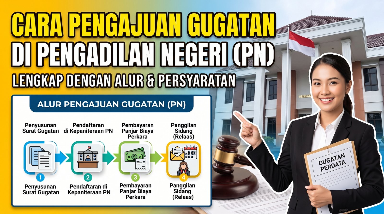 Bagaimana Prosedur Pengurusan Gugatan di Pengandilan Negeri